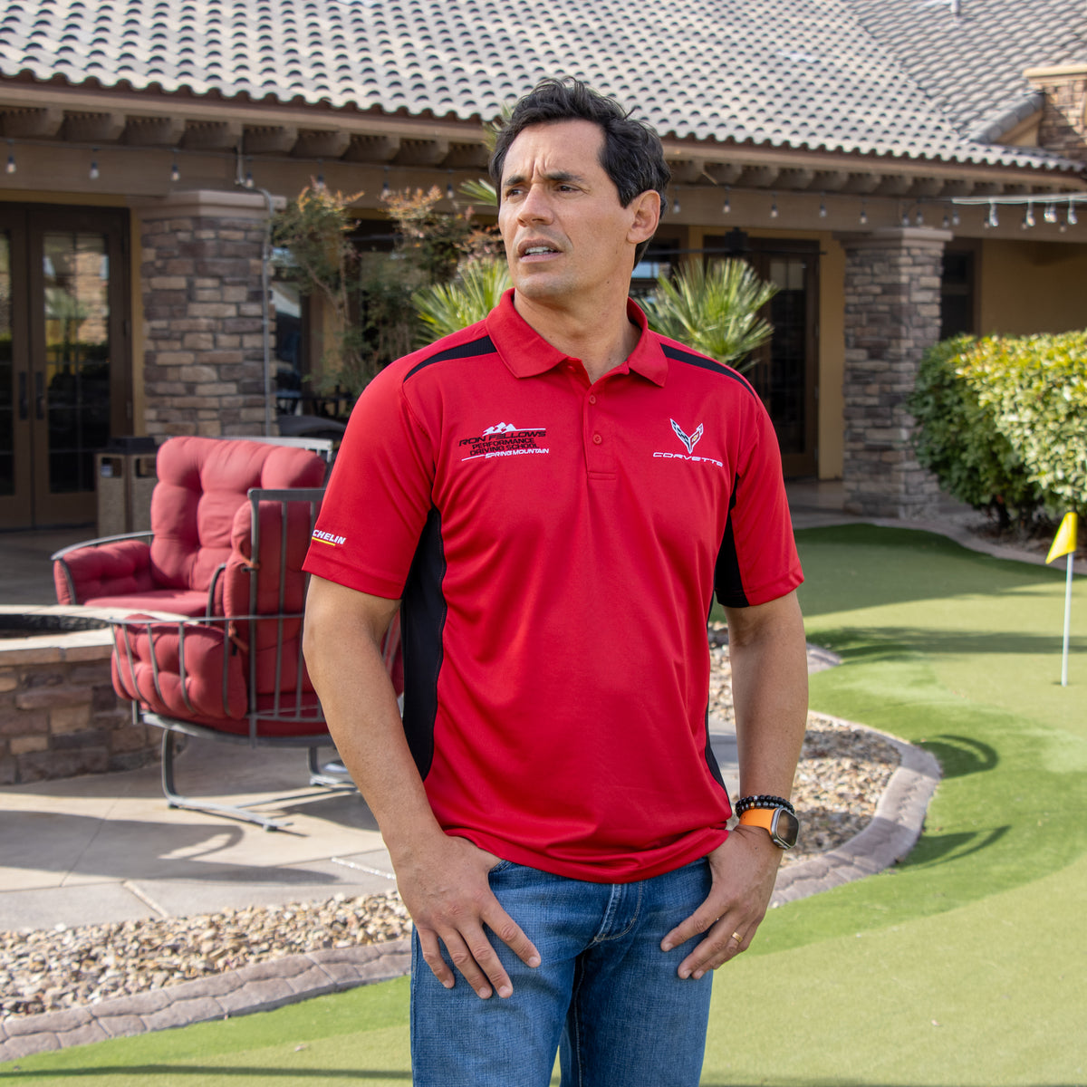 RF C8 Men's Tech Polo Spring Mountain Apparel